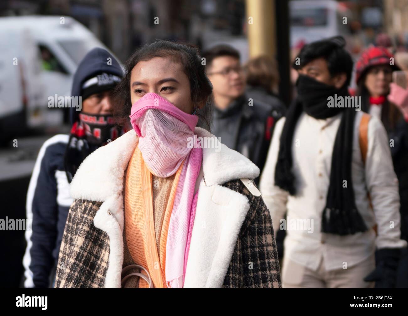 Face masks in the uk hi-res stock photography and images - Alamy