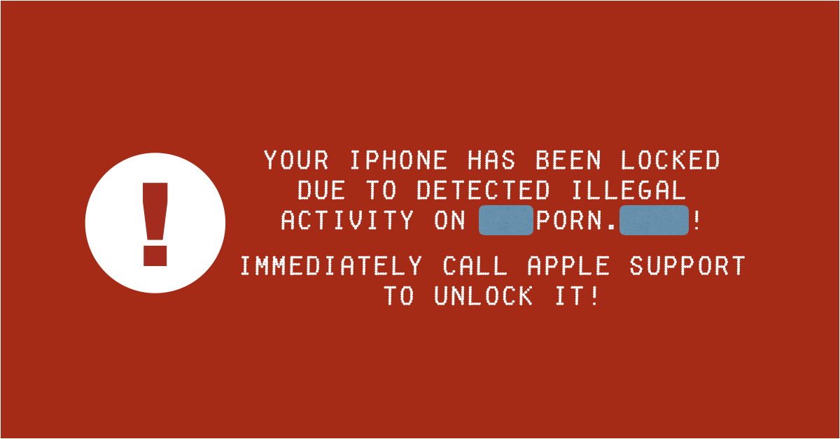 Porn-warning security scam hooks you up to “Apple Care” – Naked ...