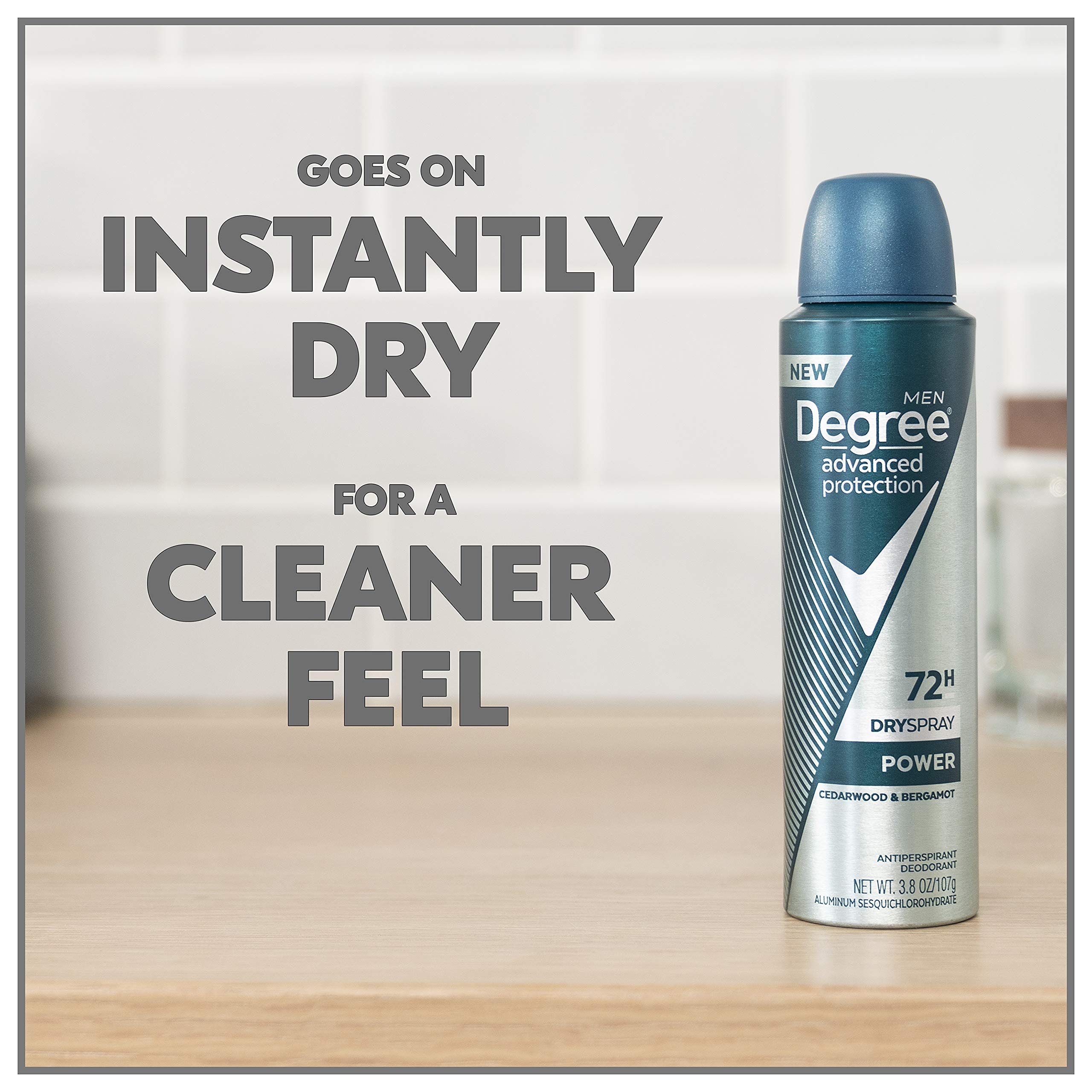 Amazon.com : Degree Men Antiperspirant Deodorant Spray 72 HR ...