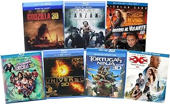 Ultimate Blu ray 3D Collection: Godzilla/ Tarzan/ Drive ... - Amazon.com