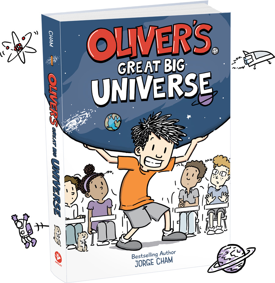 PHD Comics: New Book! Oliver's Great Big Universe!