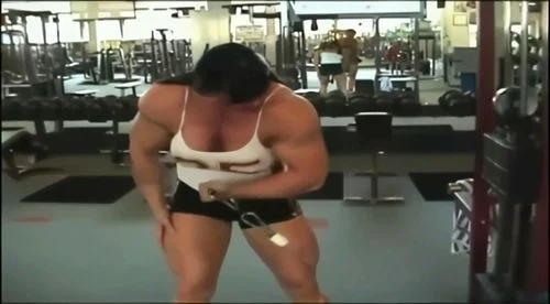Watch Jana linke huge biceps lifting heavy - Fbb Muscle, Huge ...