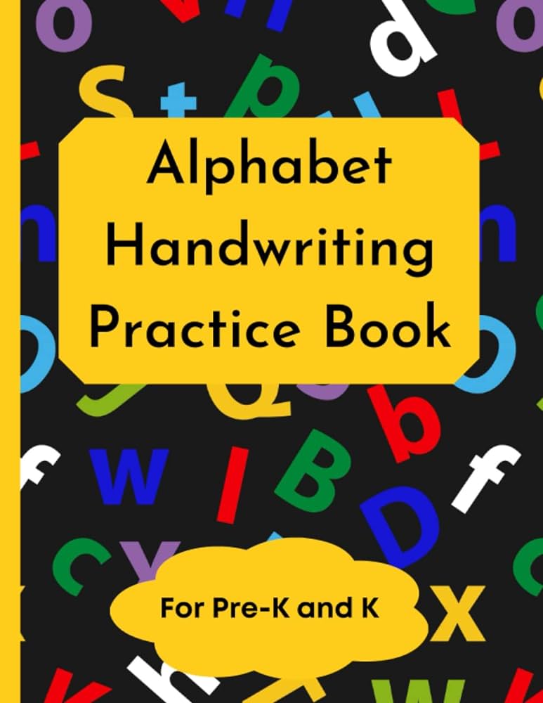 Alphabet Handwriting Practice Book/ Workbook/ Writing Book For ...