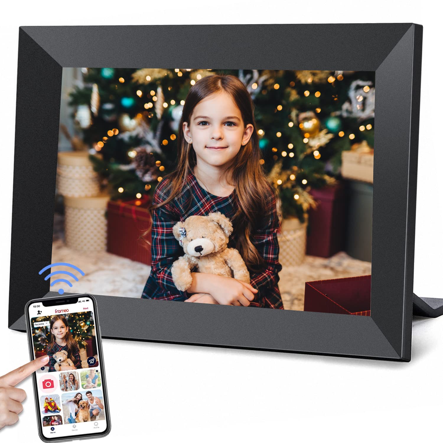 Amazon.com : Frameo 10.1 Inch WiFi Digital Picture Frame with 1280 ...