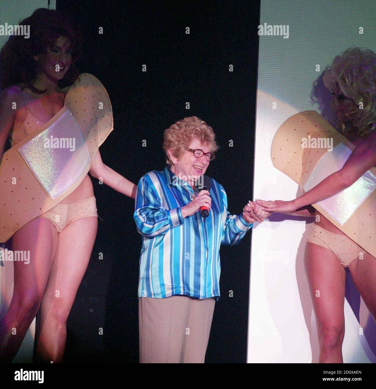 Dr. Ruth Westheimer performing in Broadway Bares 15: Rxxx