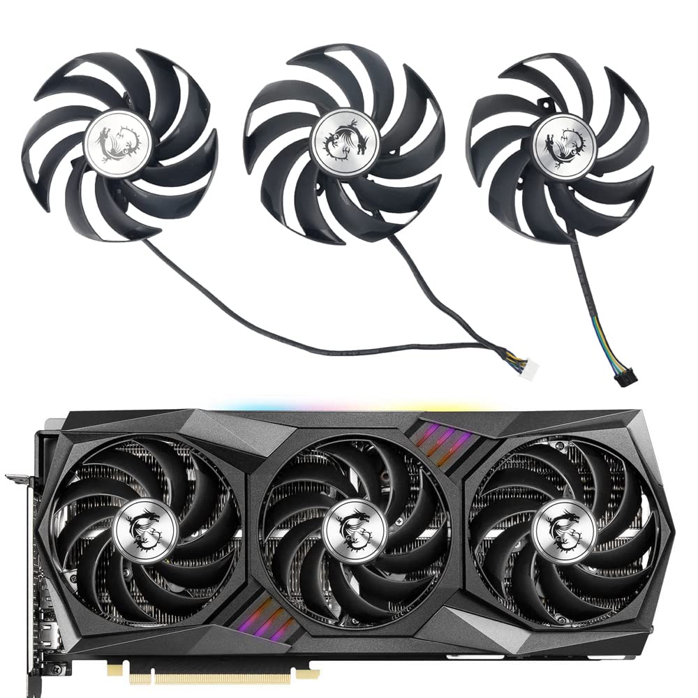 Amazon.com: Coolerage 90MM 4Pin Graphics Cards Fans for MSI ...