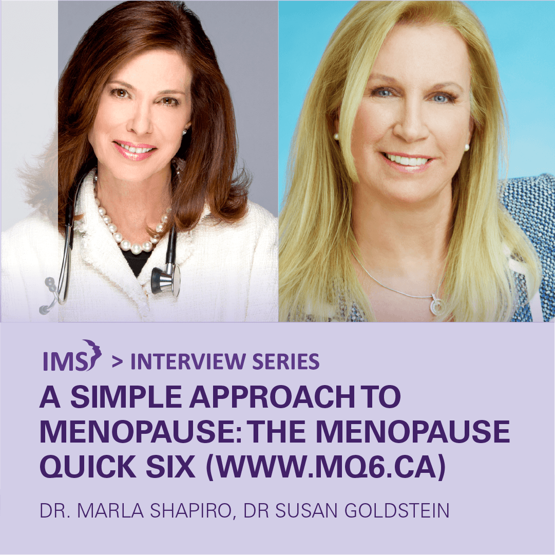 Dr. Susan Goldstein - A simple approach to Menopause : the ...