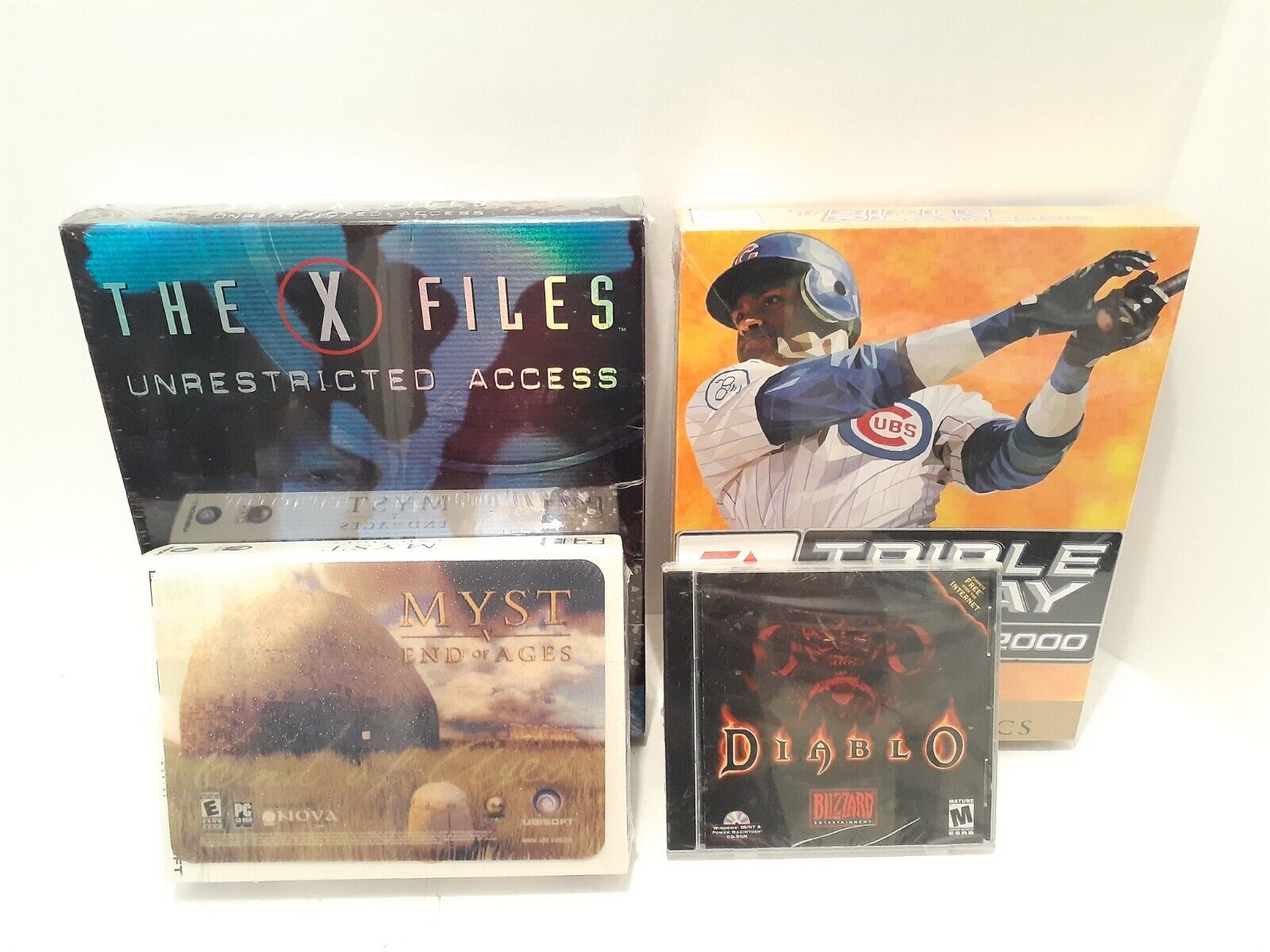 Lot of 4 - Vintage SEALED NEW PC Video Game Lot - Big Box, X-Files ...