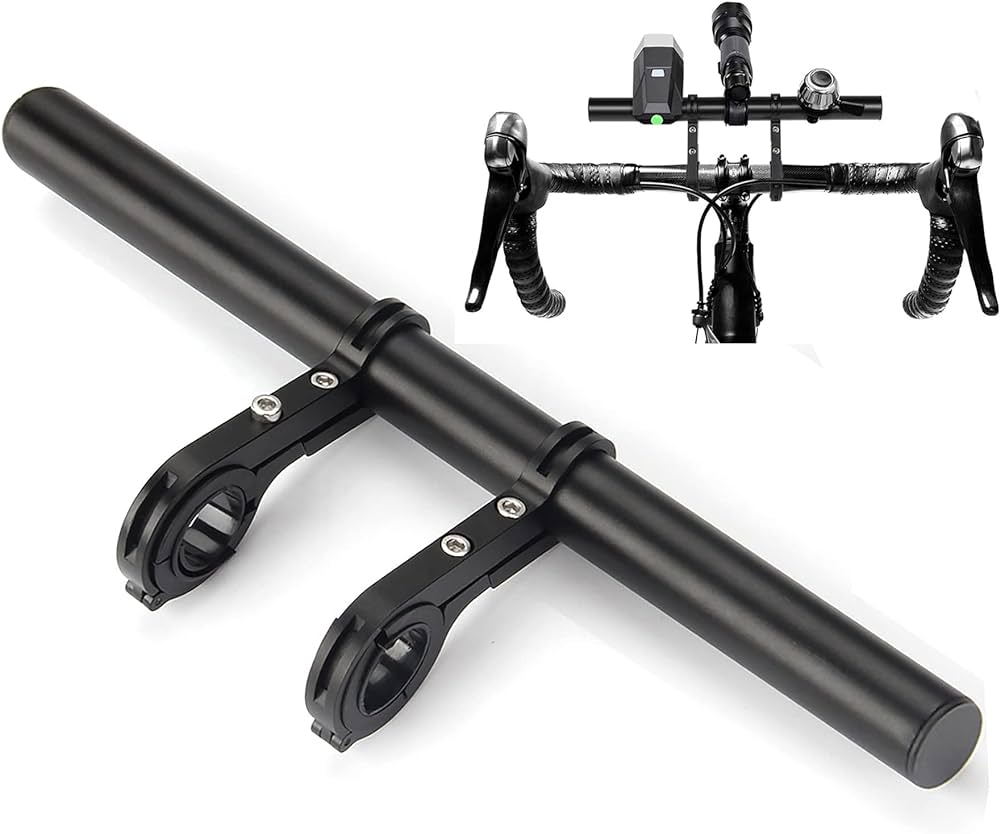 Amazon.com : XNX Bike Bicycle Double Handlebar Extender Extension ...