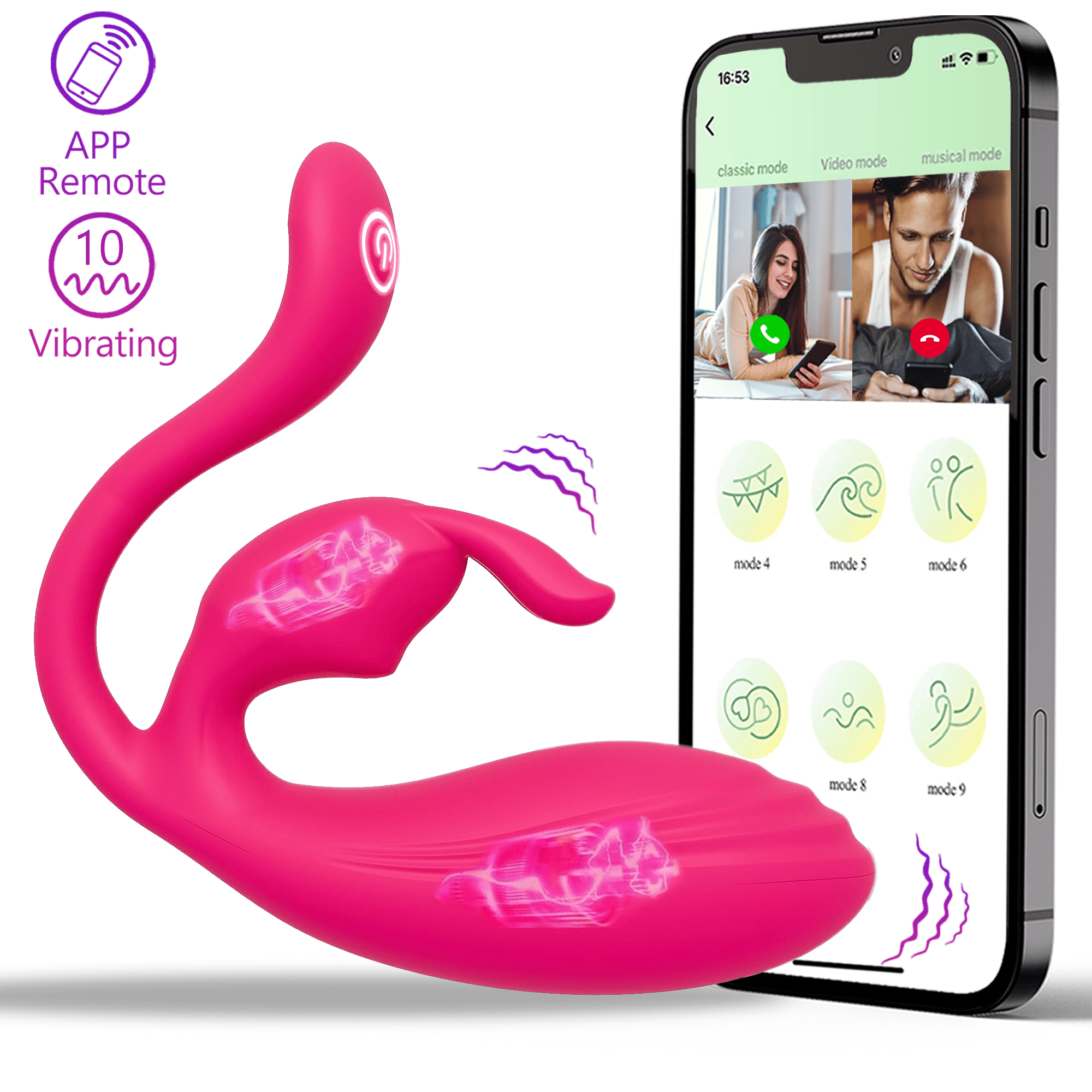 ESVOW APP Remote Control Vibrator Sex Toys for Women Pleasure G ...