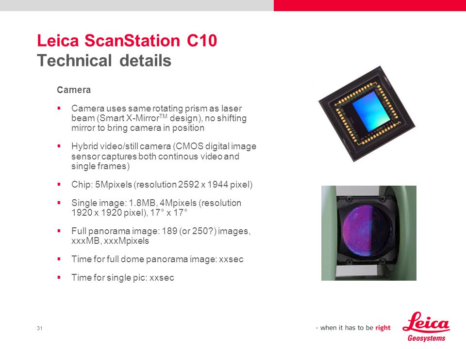 Leica ScanStation C10 The All-in-One Laser Scanner - ppt video ...