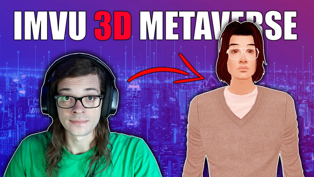 IMVU is a CREEPY Metaverse... - YouTube