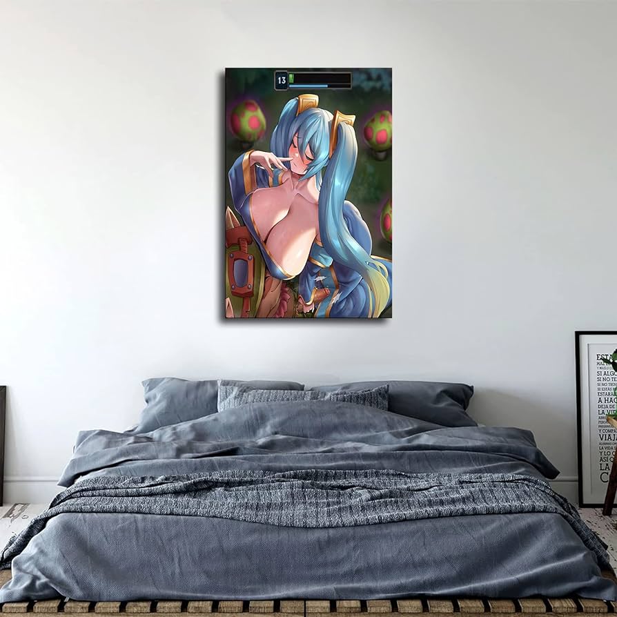 Amazon.com: Anime Porn Poster Room Aesthetics Wall Art Nude Girls ...
