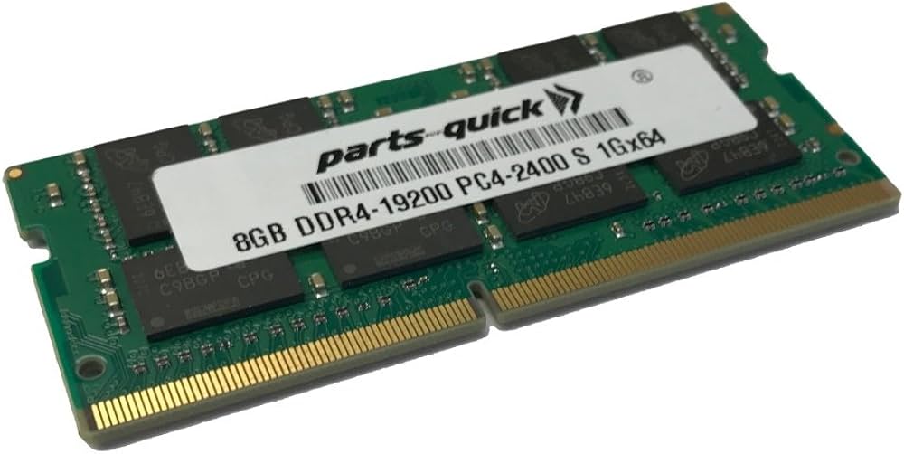 parts-quick 8GB Memory for HP Envy Notebook 15-asxxx Series DDR4 ...