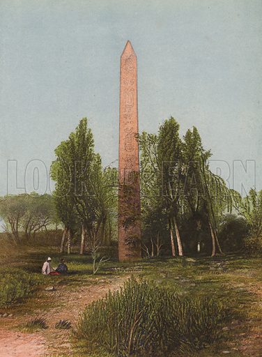 Obelisk at Heliopolis, On, Aven, or Bethshemesh, Genesis XLI ...