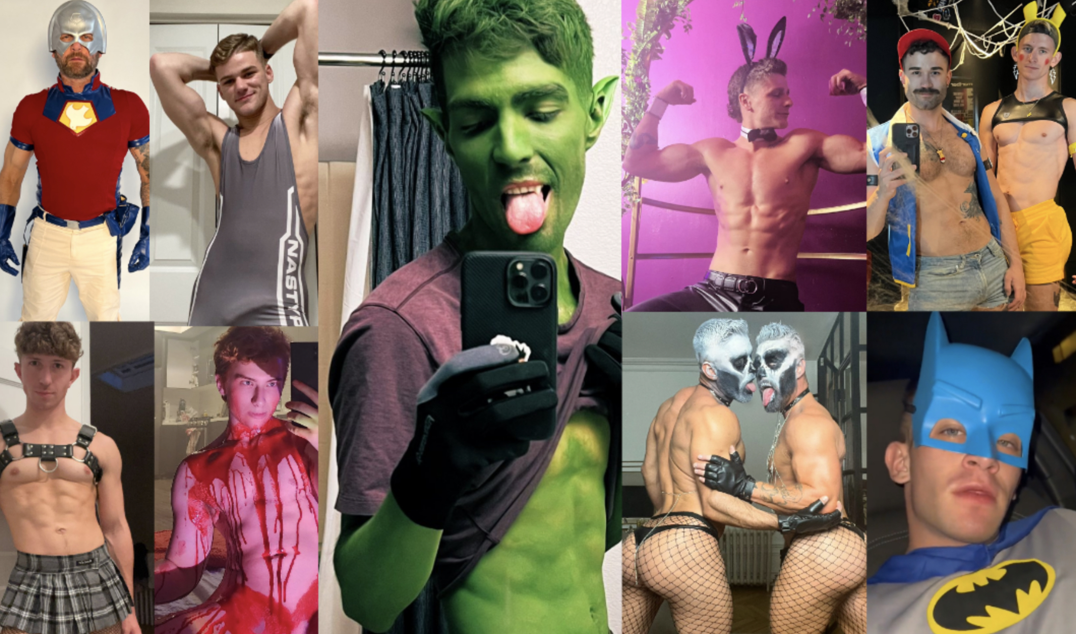 Gay Porn Stars Celebrate Halloween: Josh Moore, Travis Stevens ...