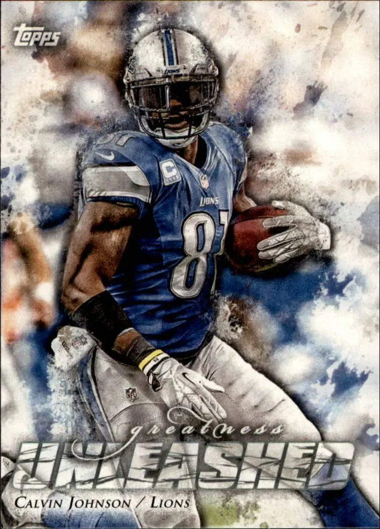 2014 Topps Greatness Unleashed #GUCJ Calvin Johnson - NM-MT | eBay