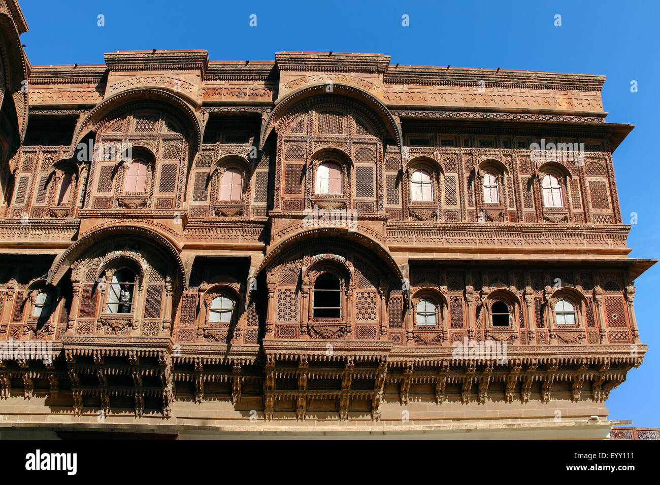 Haveli in Mehrangarh Palace, Mehrangarh Fort, Jodhpur, Rajasthan ...