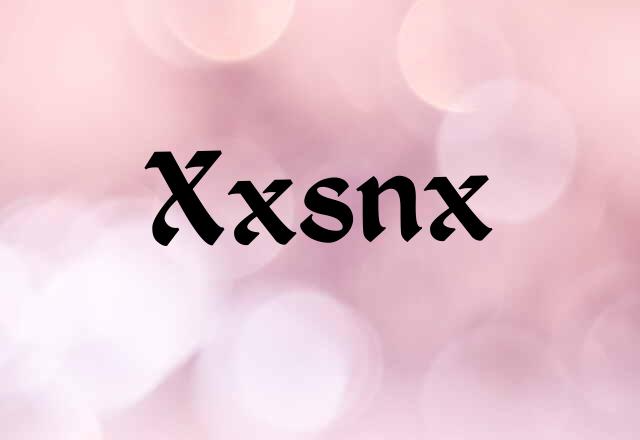 Amazing Xxsnx Fancy Fonts | Best NickNames For Xxsnx