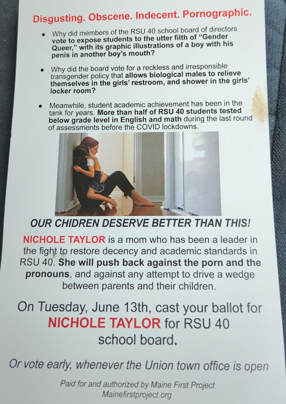 Updated: Last-minute election mailer attacks LGBTQ community ...