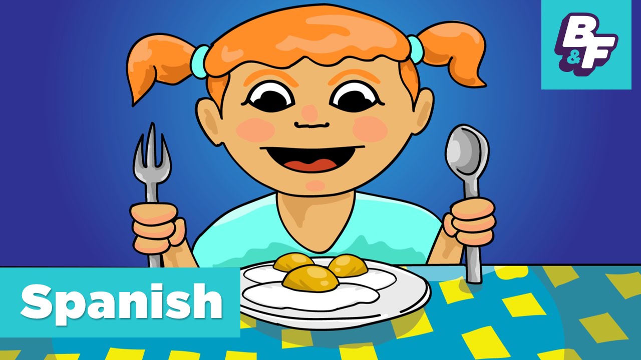 Learn Spanish Food Vocabulary with BASHO & FRIENDS - I'm Hungry ...