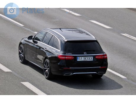 S1 XKXXX, Mercedes-Benz E-Klasse (Silesian Voivodeship) License ...