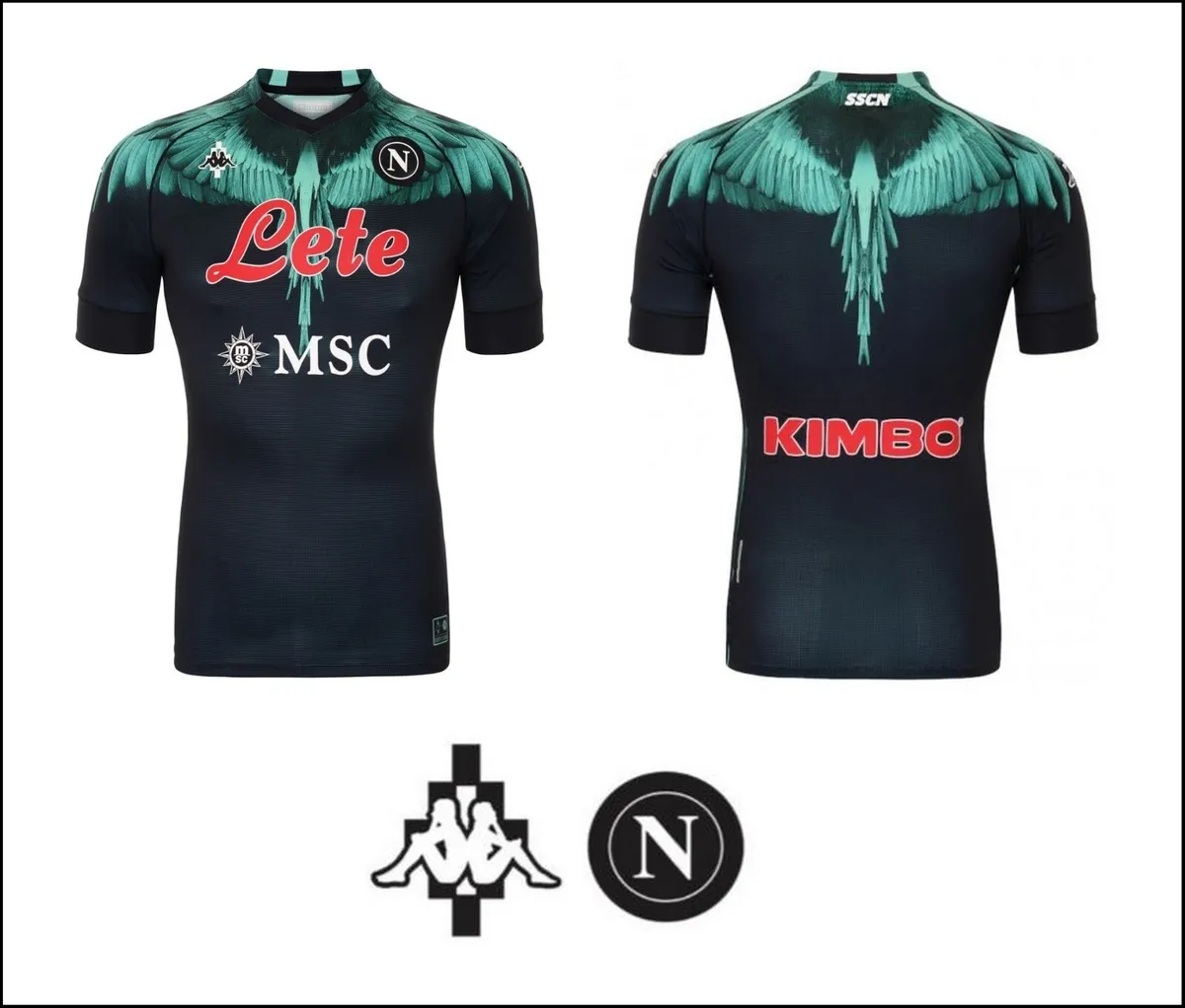 Marcelo Burlon X Ssc Napoli - Shirt Kappa Limited Edition Xxx/1000 ...