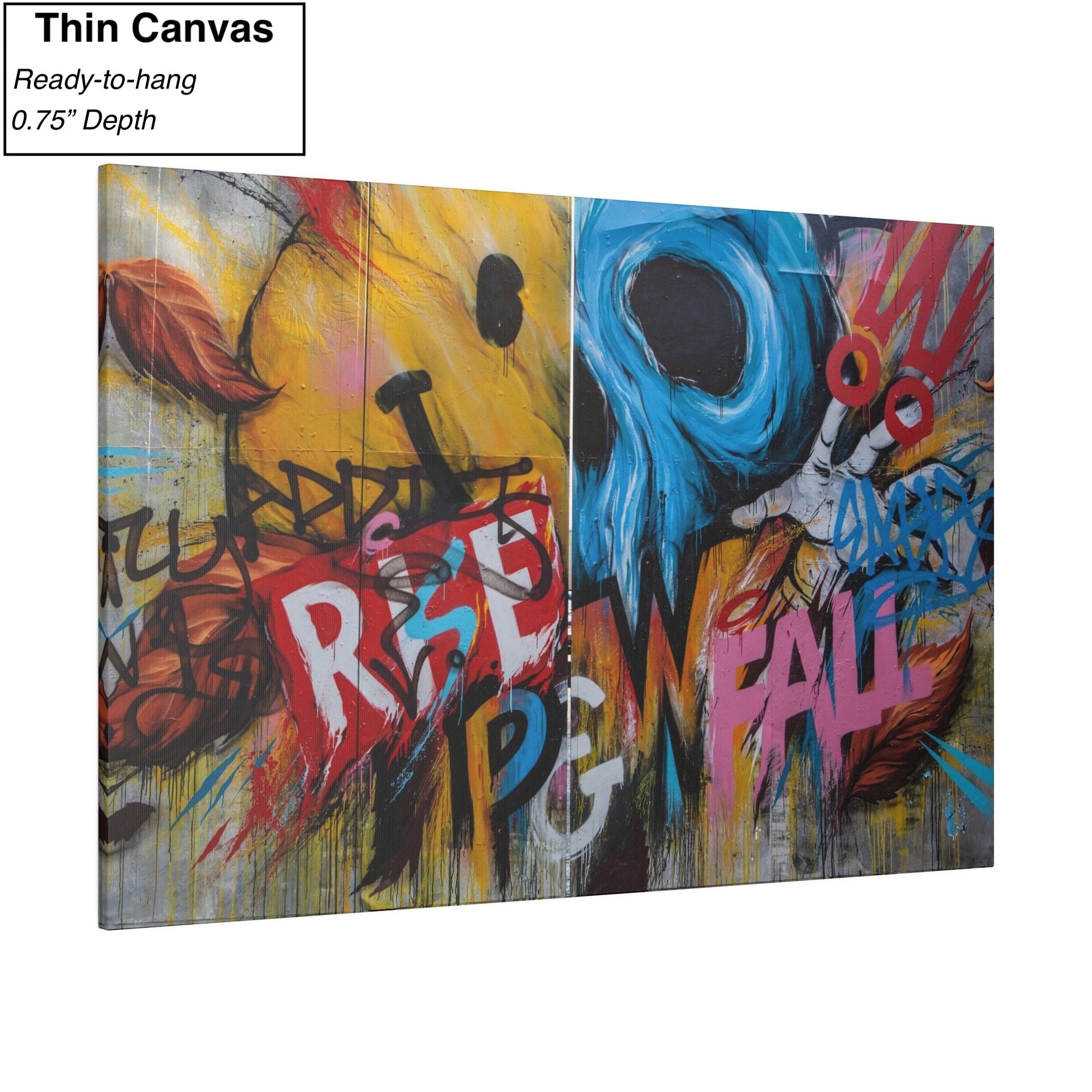 Graffiti Art Canvas/poster Wall Decor Spray Paint Art Print - Etsy ...