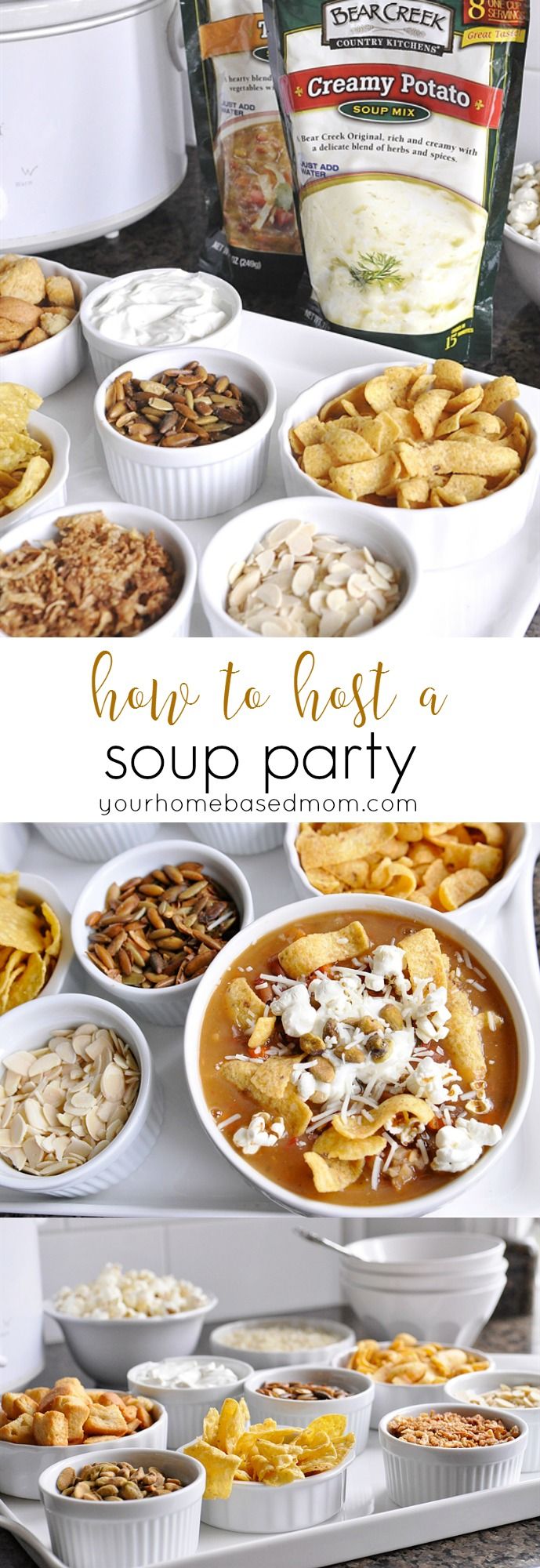 How to Host a Soup Party | Food, Soup party ideas, Soup bar