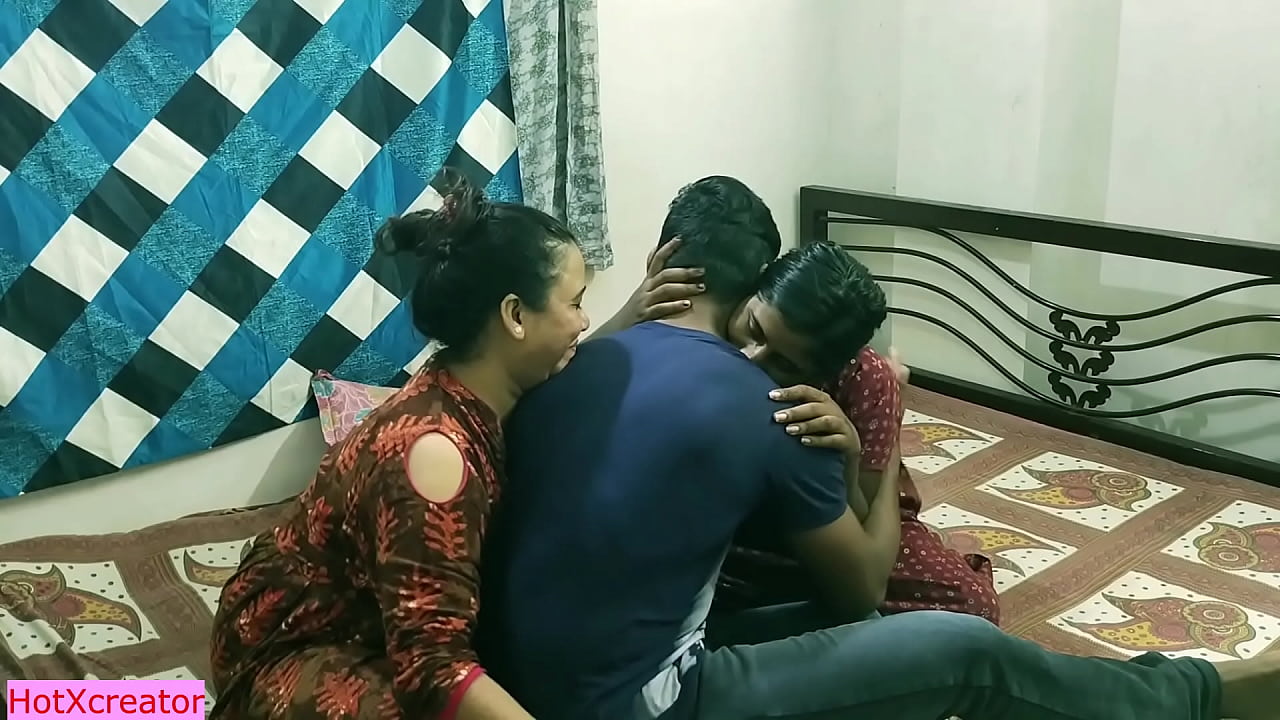 Indian shared her boyfriend with milf hot bhabhi !! Hot threesome ...