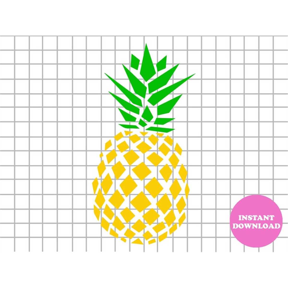 Pineapple Svg Layered Item, Pine Apple Clipart, Ananas Cricu ...