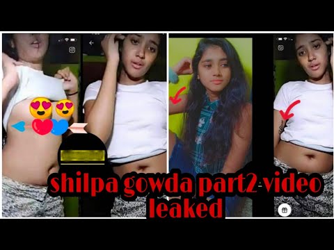 shilpa gowda new video|Part 2 video full leaked|Live video of ...