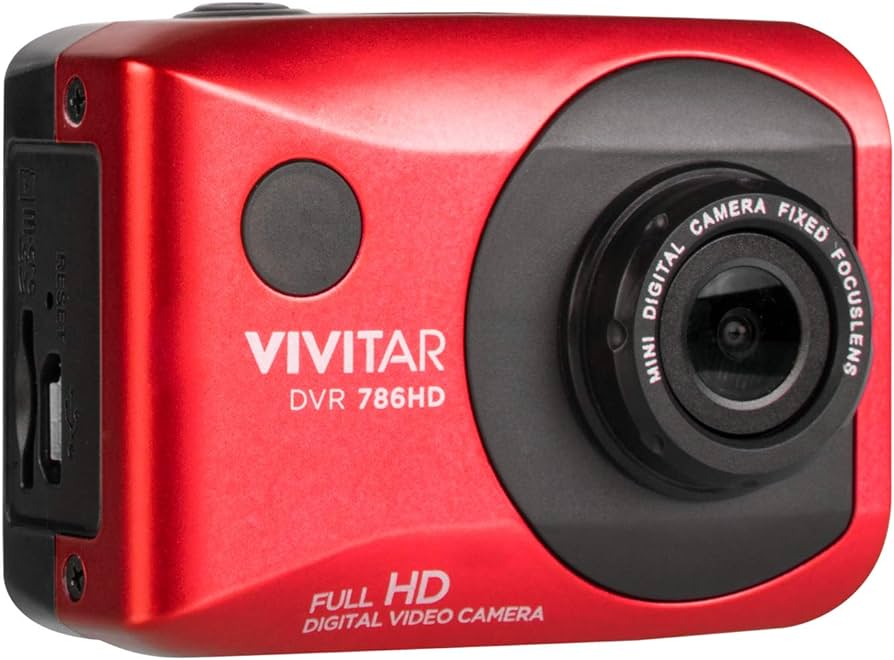 Amazon.com : Vivitar DVR786HD-RED-WM DVR 786 Full HD ActionCam ...