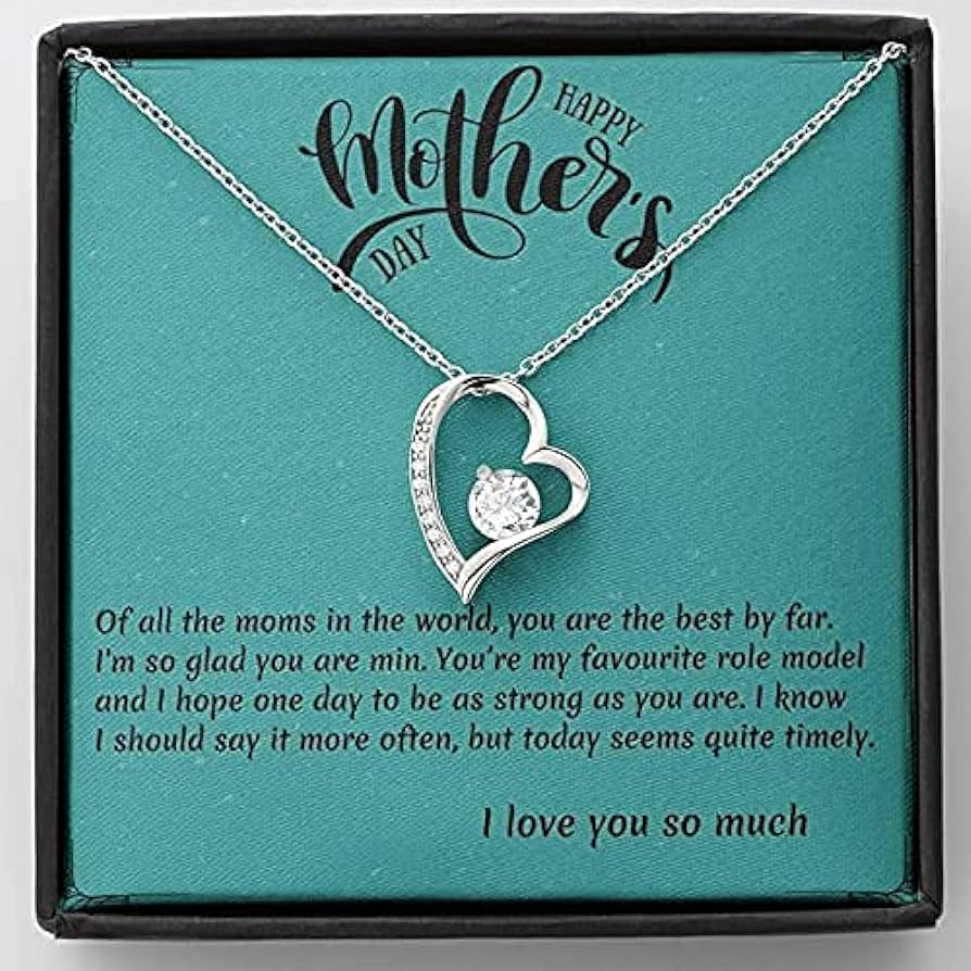 Amazon.com: Handmade Jewelry - Happy Mother's Day for Mom, Forever ...