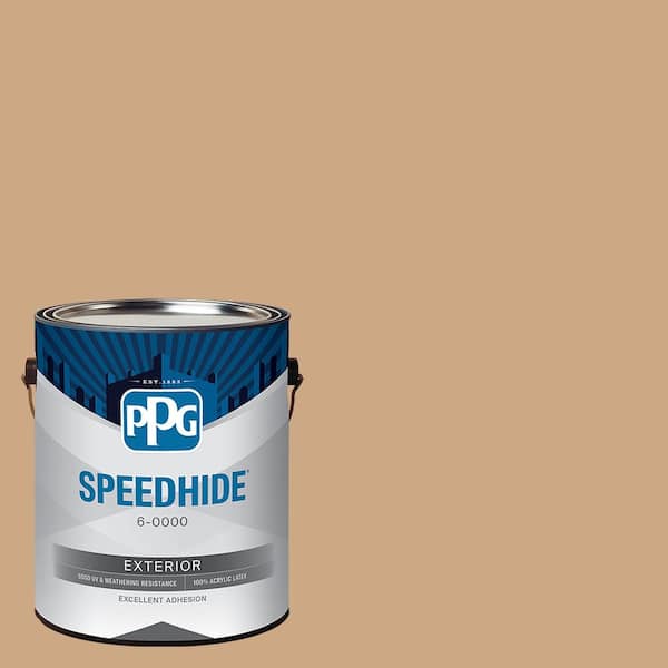 SPEEDHIDE 1 gal. PPG16-18 Covered Wagon Semi-Gloss Exterior Paint ...