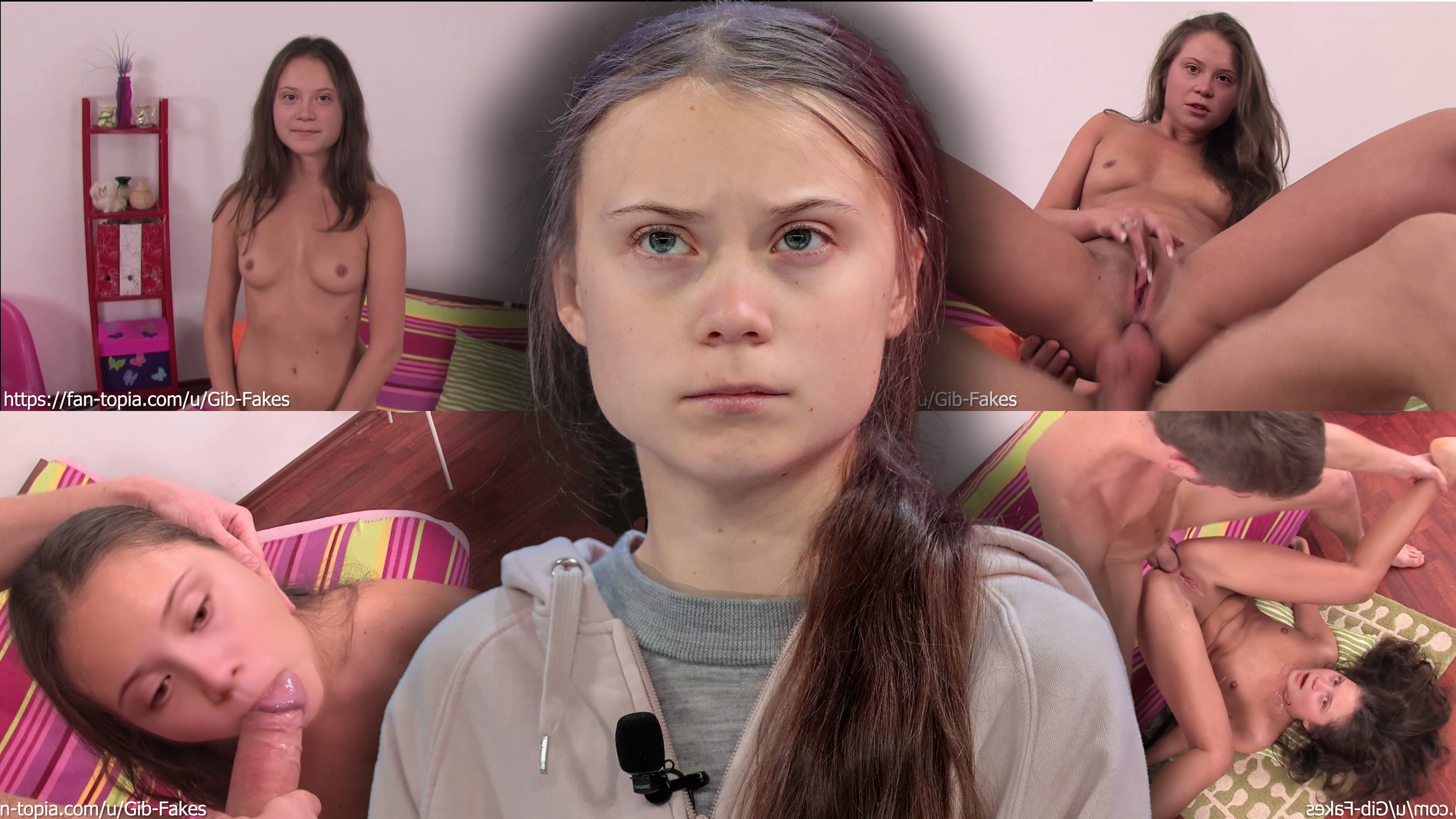 Greta Thunberg - Very Cute Ass to Mouth Scene DeepFake Porn ...