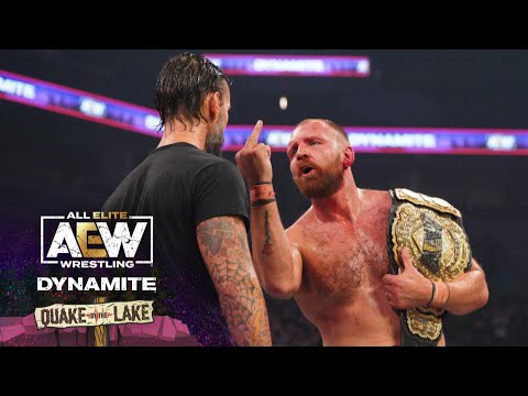 The AEW World Champion CM Punk is Back! | AEW Dynamite: Quake by ...