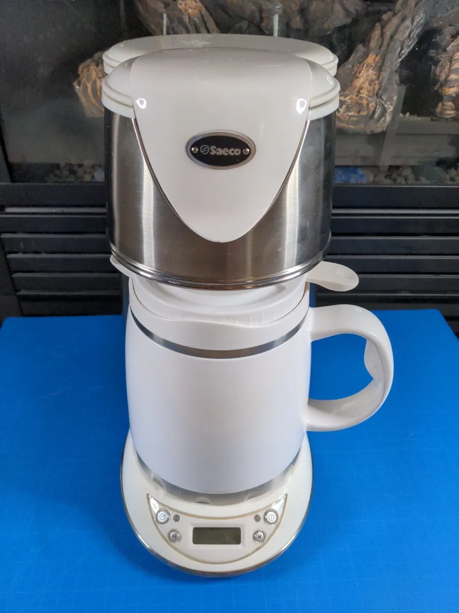 Saeco Venus White Drip Coffee Maker w Thermal Ceramic Carafe Model ...