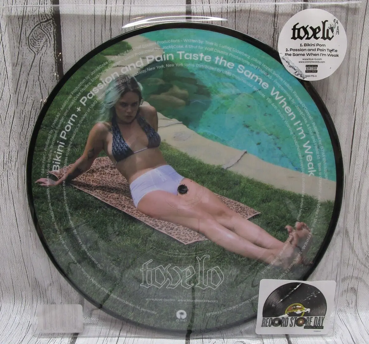 Tove Lo Bikini Porn 10" Vinyl Picture Disc Single Record ...