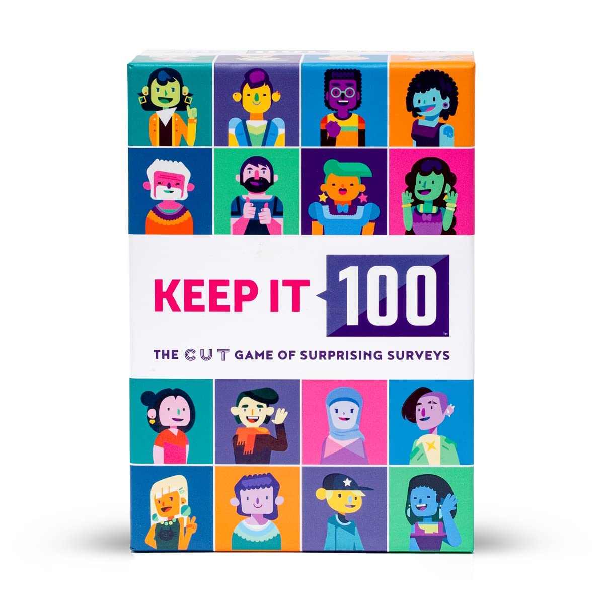Amazon.com: Keep IT 100: The Card Game by Cut – Surprising Surveys ...