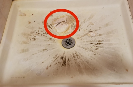 Cracked Bathtub Floor Repair, Leaking Tub or Shower Floor Repair