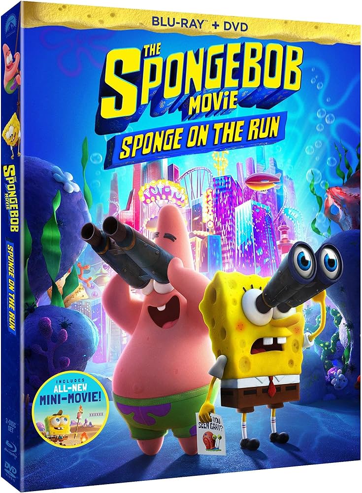 Amazon.com: The SpongeBob Movie: Sponge on the Run [Blu-ray] : Tom ...