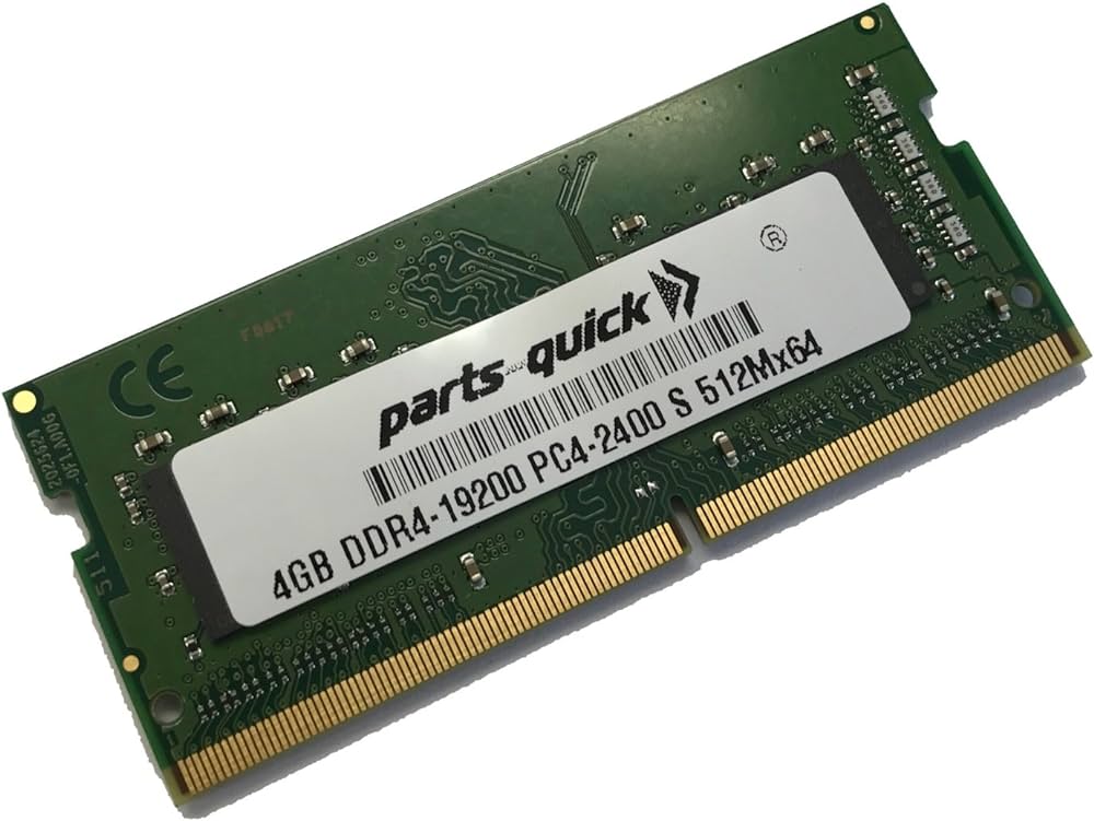 parts-quick 4GB Memory for HP Envy Notebook 15-asxxx Series DDR4 ...