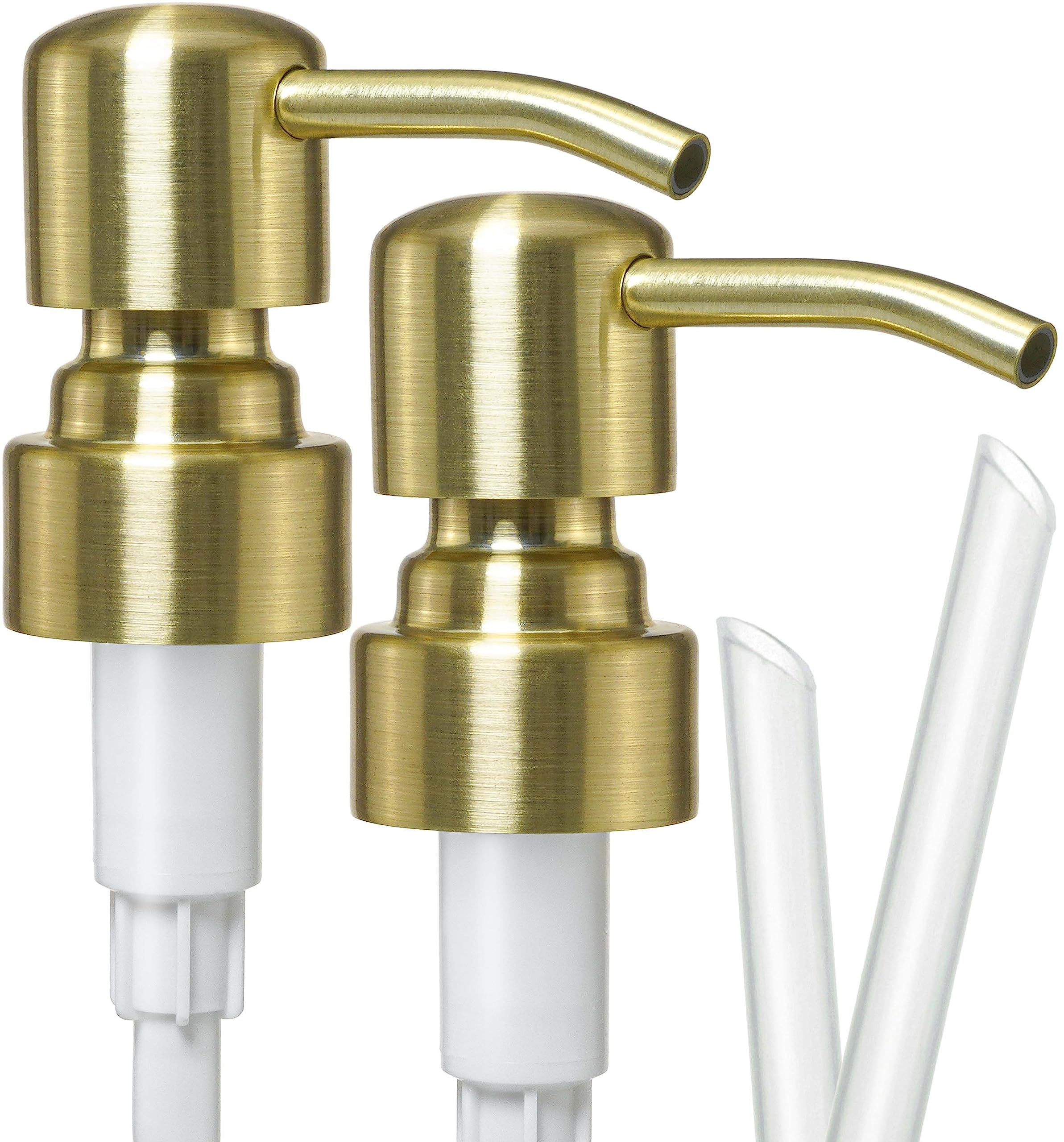 Amazon.com: JASAI 2 Pack Royal Golded Soap Pump Replacement for ...