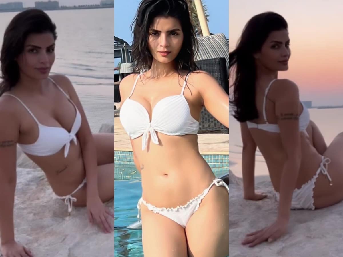 HOT! Sonali Raut Goes Bold Wearing White Bikini in Pool, Sexy ...