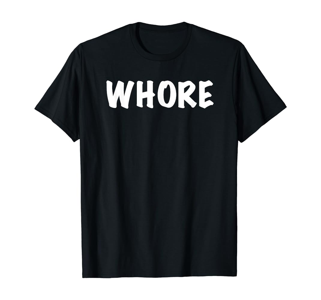 Amazon.com: SXXXY mens T- Whore T shirt, Red, Small US : Clothing ...