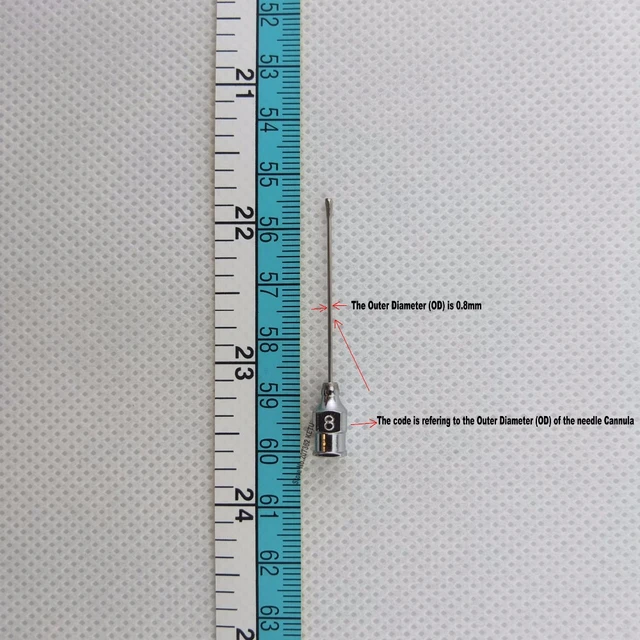 Gavage Crop Needle Feeding Syringe 2.5ml W 0.8mm X 45mm #8 ...