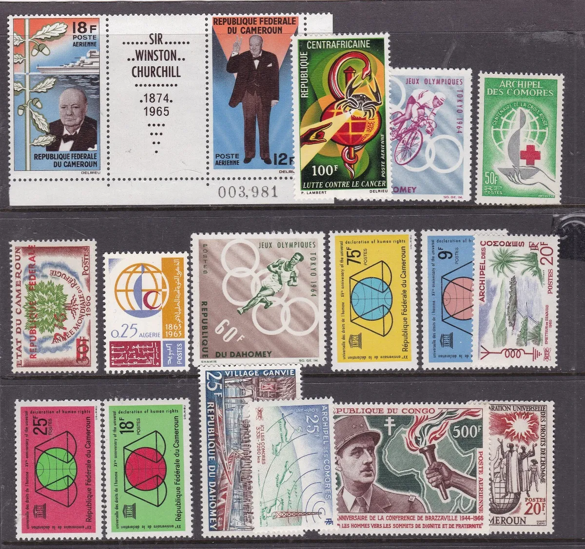 FRENCH COLONIES ^^^^^^x17 MNH collection good cat@ xxxha ...