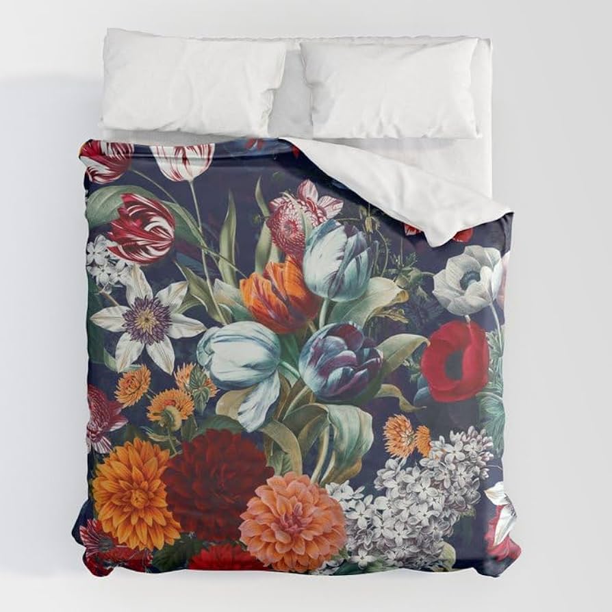 Amazon.com: Society6 Night Garden Xxxv by Burcu Korkmazyurek ...