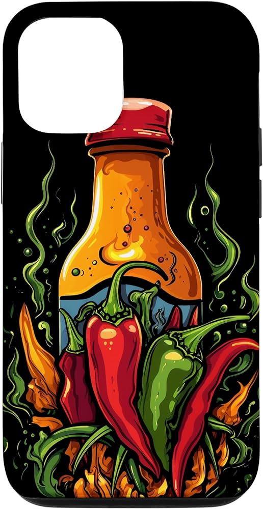 Amazon.com: iPhone 12/12 Pro Chili Sauce Chilli Peppers Hot Spicy ...